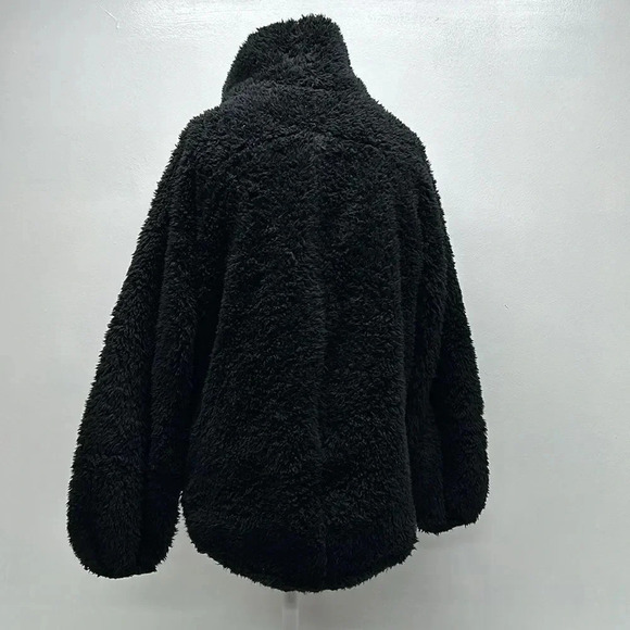 Lululemon Warmth Restore Sherpa Pullover Teddy Bear Jacket Black Size XS Small - Picture 8 of 14